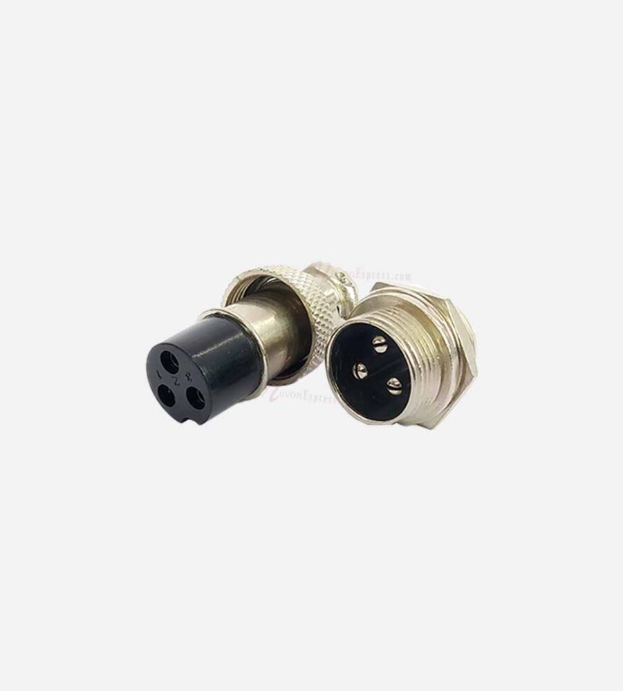 Buy 3 Pin connector 3 Pin Mini Round Shell Connector at Lowest Price in