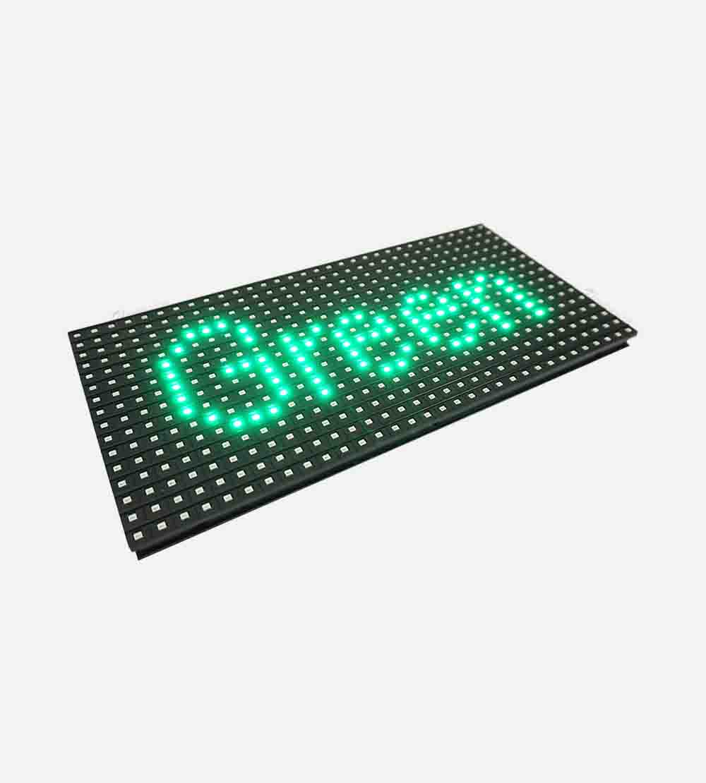 P10 Outdoor SMD LED Module 32 x 16 cm GREEN