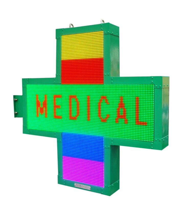 Buy LED Pharmacy Medical Store P6 Outdoor Plus Sign Board for Chemist