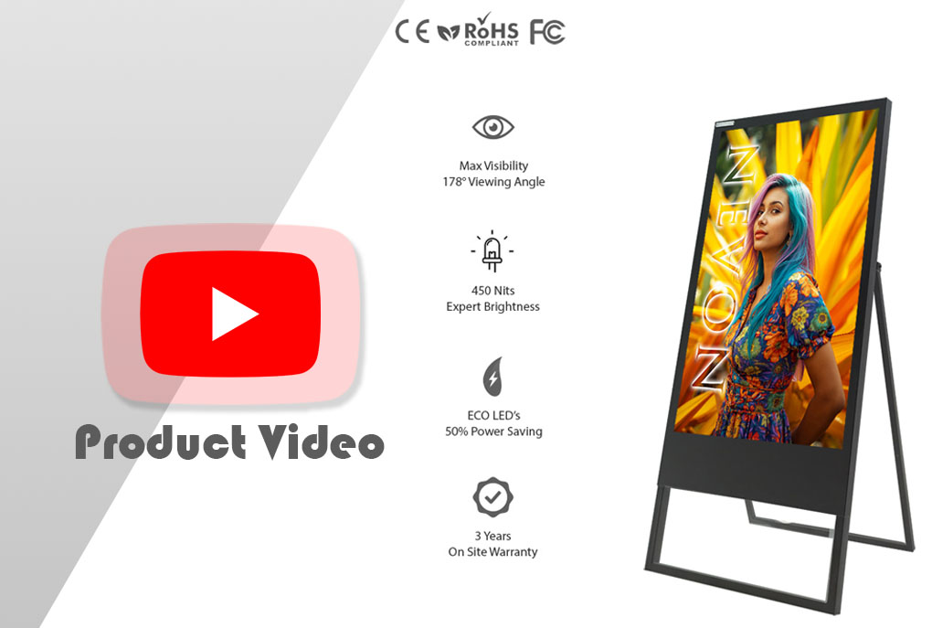 a frame standee product video image