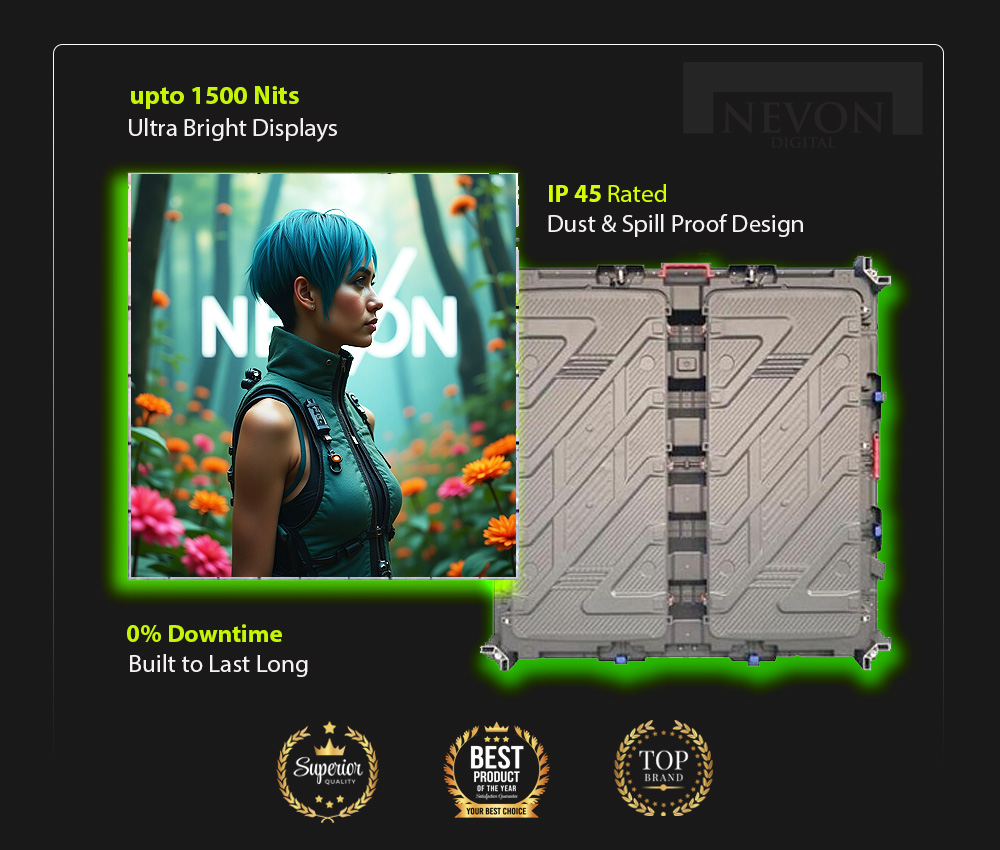 Nevon P3.9 Rental Panel sq features
